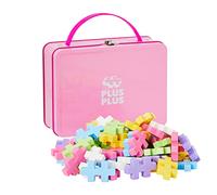 Plus Plus Suitcase Metal (3275) Construction Game Pink