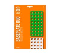 Plus-Plus 9603287 Ingenious Construction Toy, Big Pegboard, Green/White, 2 Pieces