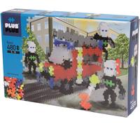 Plus-Plus 9603791 52316 Ingenious Construction Toy, Basic, Fire Engine and Crew,