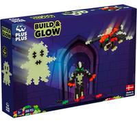 Plus-Plus 9603808 Mini Ingenious Construction Toy, Build and Glow, Glow-in-the-
