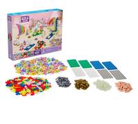 Plus-Plus 9603812 Ingenious Construction Toy, Learn to Build Super Pastel Building Blocks Set, 1200 Pieces, Multi-Coloured