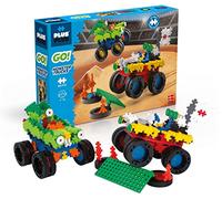Plus-Plus PP7014 9607014 Creative Building Blocks Monster Trucks Construction Toy PlusPlus Go 600 Pieces, Basic