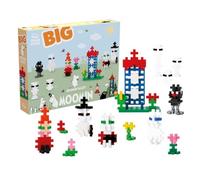 PLUS PLUS BIG Moomin Building Blocks Toy - 120 Large Durable Stacking Pieces & 2 Baseplates to Build the House & Characters, Preschool Learning Resources - Toddler Toys for Ages 1-5 yrs, Moominvalley