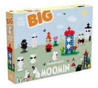 PLUS PLUS BIG Moomin Building Blocks Toy - 120 Large Durable Stacking Pieces & 2 Baseplates to Build the House & Characters, Preschool Learning Resources - Toddler Toys for Ages 1-5 yrs, Moominvalley