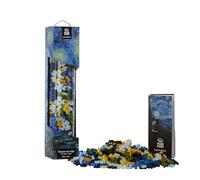 PLUS PLUS Building Art Set - 350pc Van Gogh Starry Night, Unique Wall Art, Home Decor, Adults and Children ages 5+, STEM Learning Resources