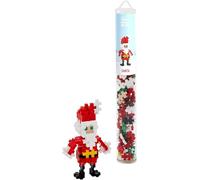 Plus-Plus Building Blocks Toy - 100 pc Kids Construction Toys, Creative Learning Resources and STEM Play for Home and Travel - Girls and Boys Toys Age 5 Plus - Santa 100 Pieces