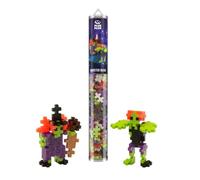 Plus Plus Building Blocks Toy - 100 pc Kids Construction Toys, Creative Learning Resources and STEM Play for Home and Travel - Girls and Boys Toys Age 5 Plus - Monster Mash 100 Pieces