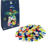 PLUS PLUS Building Blocks Toy - 300 pc Kids Construction Toys, Creative Learning Resources and STEM Play for Home and Travel - Girls and Boys Toys Age 5 Plus - Glow in the Dark 300 Pieces