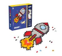 Plus-Plus 3930 Puzzle by Number - Rocket Build Block Toy 500pcs