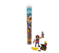 Plus Plus Building Blocks Toy - Kids Pirate Toys, Creative Construction Learning Resources and STEM Play for Home and Travel - Girls and Boys Toys Age 5 Plus, Pirate 100 Pieces
