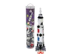 PLUS PLUS Building Blocks Toy - Kids Rocket Space Toys, Creative Construction Learning Resources and STEM Play for Home and Travel - Girls and Boys Toys Age 5 Plus, Saturn v Rocket 240 Pieces