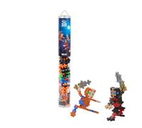 PLUS PLUS Building Blocks Toy - Ninja Kids Toys, Creative Construction Learning Resources and STEM Play for Home and Travel - Girls and Boys Toys Age 5 Plus, Ninjas 100 Pieces