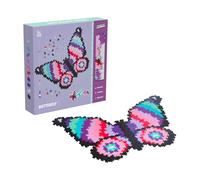 Plus Plus Building Blocks Toy - Puzzle by Number Butterfly, Logic Build Kids Crafts Jigsaw, Make Your Own Kids Bedroom Accessories - STEM Learning Resources - Boys and Girls Toys Age 5 Plus
