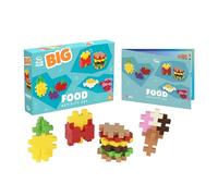 PLUS PLUS Building Blocks Toy - Toddler Food Activity Set with 50 Large Durable Pieces - Kids Construction Toys, Creative Learning Resources and STEM Play - Toys For 1 Year Old Boys and Girls