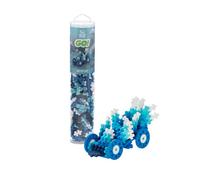 PLUS PLUS Building Blocks Toy - Kids Toy Cars, Creative Construction Learning Resources and STEM Play for Home and Travel - Girls and Boys Toys Age 5 Plus, Water Car 100 Pieces