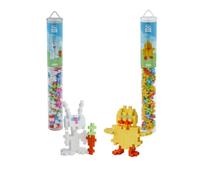 PLUS PLUS Easter Bundle - 2 x 100 pc tubes, Chick + Bunny