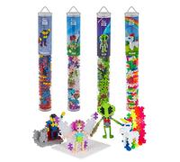 PLUS PLUS - Figure Mix Bulk Pack - 400 Pieces and Building Plate - Building Blocks, Building, Development Toys for Kids, STEM, STEAM, Produced in Denmark