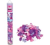 Plus-Plus Building Blocks Toy – 100 pc, STEM Creative Learning, Age 5+, Glitter