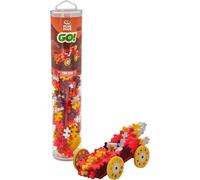 Plus-Plus Building Blocks Toy - 200 pcs Go Fire Car Kids Construction Toys, Creative Learning Resources and STEM Play for Home and Travel - Girls and Boys Toys Age 5 Plus