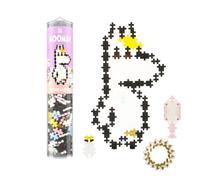 PLUS PLUS Moomin Building Blocks Toy - 2D Puzzle By Number & 3D Character with ankle ring and mirror, STEM Toys for Home and Travel - Girls and Boys Toys Age 5 Plus, Snorkmaiden 270 pcs