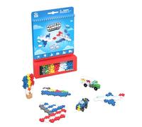 PLUS PLUS Building Blocks Toy - Puzzle by Number Travel Games Activity Book, Kids Construction Toys, Creative Learning Resources and STEM Play - Girls and Boys Toys Age 5 Plus - Transportation