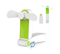 PLUS PO Hand Held Fans Hand. Held Fan Fan Handheld Folding Rechargeable Handheld Fan Portable Handheld Fan Hand Held Folding Fans Handheld Fan Rechargeable green