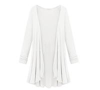 Plus Size Cardigans For Women, Ladies Cardigans Uk, Elegant Vintage Open Front Knitted Outerwear Fashion High-Low Hem Cardigan Fashion Flowy Long Knitwear Lightweight Long Sleeve V-Neck Coats