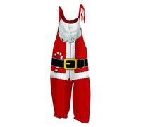 Plus Size Christmas Jumpsuit For Women Santa Claus Christmas Suit Xmas Onesies High Waist Slim Fit SleevelessDungarees Loose Romper One Piece PlaysuitsGiftsEssential