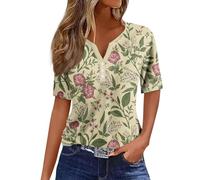 Plus Size Clothing for Women, My Orders Blouses for Women UK Womens Tops Boho Tops for Women UK White T Shirt Sales Clearance Womens Size 14 Plus Ladies Fitted Shirt (4-Khaki,L)