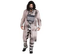 Plus Size Deluxe Men's Harry Potter Sirius Black Fancy Dress Costume, Azkaban Prisoner Outfit, Wizard Escapee for Halloween 3X