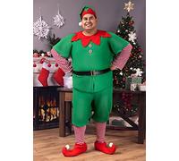 Plus Size Holiday Elf Costume, Get Ready for the Festive Cheer Perfect for Spreading Christmas Magic and Joy, Multicolor, 7X
