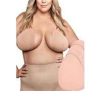 Plus Size Invisible Breast Lift Tape Adhesive Sticky Push Up Bra for C-F Cup Large Breast. Breast Lift Strapless Backless Bra