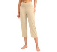 Plus Size Leggings,Cropped Trousers Women UK Yoga Pants Three Quarter Length Trouser Straight Wide Leg Pant Causal Stretch Work Capri Tracksuit Bottoms Gym Jogger Soft Tummy Control Workout Activewear
