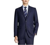 Plus Size Mens 2Piece Suits Big Tall Jacket and Pants (UK, Alpha, 7XL, Plus, Tall, Dark Blue)