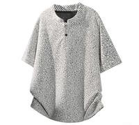 Plus Size Men's Striped Tee M-5XL Regular Fit Summer Shirt