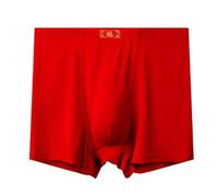 Plus Size Men's Underwear Big and Tall Men's Briefs Plus Size Boxer For Men Loose Fit Briefs 10XL 11XL 12XL 13XL Plus Size Boxer For Men-Red-9XL 130-155kg-1pc