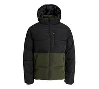 Plus Size Puffer Jacket | Regular Fit, Plain, Long Sleeves, Regular, Outdoor, Maximum temperature 40°C gentle process