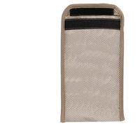 Plus Size Security Pouch,Compatible with OtterBox iPhone 14 15 16 pro max Samsung Galaxy s23 Faraday Bag EMF Protection Pouch 5G GPS RFI Signal Shielding Sleeve Privacy Protection Wallet (Silver)