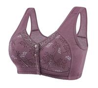 Plus Size Sports Bra Padding for Bras Padded Maternity Padded Tween Bralettes for Women Plus Size Feeding for Women Hidden Support Vest Top Purple 5XL