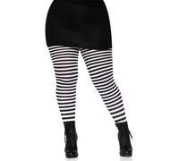 PLUS SIZE STRIPED TIGHTS 3X-4X