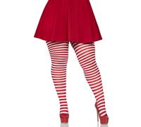 PLUS SIZE STRIPED TIGHTS 3X-4X