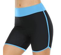 Plus Size Swim Shorts for Women Size 24, Quick Dry Plus Size Swim Bottoms Jammer Womens High Waisted Swim Board Shorts with Pockets Good Luck Gifts
