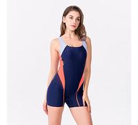 Plus Size Swimsuit Bathing Suits Large Size Swimsuit Swimwear Splicing Color Plus Fertilizer Large Size Swimsuit Female Vest Sports Professional Continuous Film Thin Fat Mm Flat Hood-8Xl (230-250 Kg)_