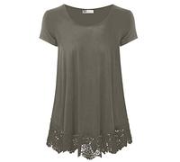 Plus Size Swing Lace Flowy Tank Top for Women - - 2X