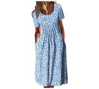 Plus Size White Dresses for Curvy Women Woman Dress Knee Length Black Flowy Dress high Low for Women Puff Sleeve Beach Dresses Drawstring tie Side Twist Knot Short Skater Pink Sequin