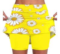 Plus Size Womens Clothes Skorts for Women UK High Waisted Tennis Skirt Skort Skater Skirt Golf School Mini Short Skirt with Pocket 2 in 1 Running Shorts Leggings Holiday Essentials for Family