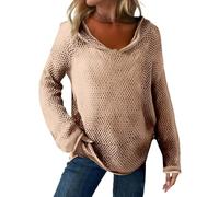 Plus Size Women's Jumpers Cowl Neck Mesh Knitted Jumpers For Women UK Solid Color Personality Fashion Womens Lightweight Sweaters Spring Fall Sweater Casual Daily Travel Long Sleeve Tops Pullover