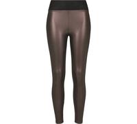Urban Classics Leather Faux Big Leggings Red 5XL Woman