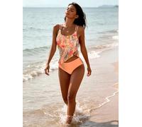 Plus Size Women's Multi-Print Two-Piece Tank Swimsuit