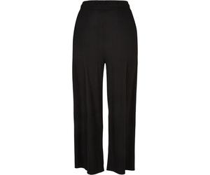 Plus Size Women's Ribbed Straight Leg Joggers Urban Classics Interlock Noir 2XL